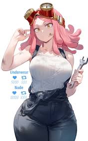 Setsu on X: Mei Hatsume (BNHA) - Undressing Challenge 🔧  t.cod7ytNTFrhE  X