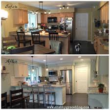annie sloan chalk paint & waxed kitchen