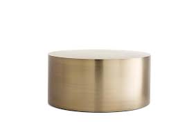 Design your space with drum storage coffee table, walnut/antique brass on havenly.com with real interior designers. Round Burnished Brass Drum Coffee Table
