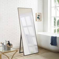The most important thing when removing the existing frame is to not break the mirror! Check Out Full Length Mirror In Bedroom Girl Rooms Walk In Mirror Frame Bathroom Ideas Long Mirror In Bedroo Modern Floor Mirrors Floor Mirror Bedroom Mirror