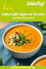 Susskartffel Suppe Mit Gerosteten Mandeln Rezept Fur Den Thermomix Rezept Susskartoffelsuppe Rezepte Thermomix Rezepte