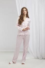 Tc055 Ladies Satin Long Pyjamas Towel City
