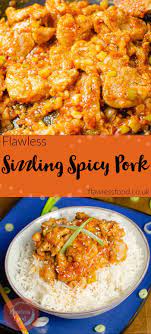 Sizzling Spicy Pork Recipe Spicy Pork Spicy Recipes Vegan Recipes Easy