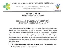 Kemenkes Soal Dan Pendaftaran Cpns Kementerian Kesehatan 2017 Job Fair Lowongan Kerja 2020 Lulusan Smk Lulusan Sma Smp
