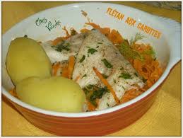 Fletan Aux Carottes Pour 1 Pers Recettes De Cuisine Recette De Plat Et Recette