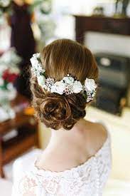 A Charlotte Balbier Gown For An Elegant Autumn Country House Wedding In Scotland Love My Dress Uk Wedding Blog Wedding Directory Floral Crown Wedding Hair Wedding Crown Morning Wedding