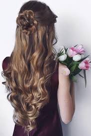 32 Half Up Half Down Updos For Any Special Occasion Long Hair Styles Hair Styles Wedding Hair Down