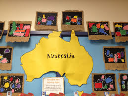 Australia Bulletin Board Australia School Australia Crafts School Displays