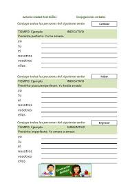 Pin De Lorena Rasgado En Espanol Verbal Tiempos Verbales Preterito Perfecto