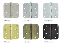 Chrome is typically polished and very shiny, although the satin and brushed varieties can be more matte. 4 X 4 Full Mortise Residential Weight Plain Bearing Butt Hinges W 5 8 Rc