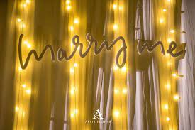 台北婚佈 燭光走廊求婚佈置 台北婚佈arlis flower 婚禮佈置 婚佈價格 婚佈推薦 neon signs decor home decor