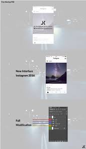 Free Mockup Psd New Interface Instagram 2016 On Behance Mockup Free Psd Free Mockup Mockup Psd