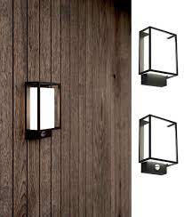 Each line is well considered and cutting edge designs ensure that these wall lights uphold and enhance tasteful exteriors. Modern Exterior Wall Light Cube Design Pir Sensor Option