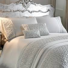 See all of croscill's comforter sets available in california king, king, queen and full. White Duvet Covers Satin Sequin Sparkle Glamour Luxury Quilt Cover Bedding Sets Ebay