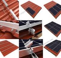 Solar Tile Roof Hooks , Height adjustable for Side Mounting ...