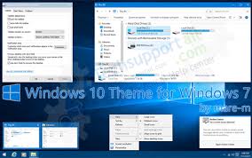 Allows your icons on the desktop to have a. Download Windows 10 Theme For Windows 7 Tested