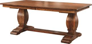 The classic stylewilladd warmth and charm to any home.we are so proud to offer this exclusive line of outstanding furniture crafted by some of the finest woodworkers in the country. Amish St Claire Double Pedestal Dining Table Double Pedestal Dining Table Dining Table Pedestal Dining Table