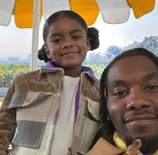 Twins! Rapper Offset and his daughter Kalea.