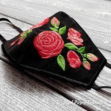 Free machine embroidery designs for face masks. Ith Face Mask For Kids And Adults Free Machine Embroidery Design
