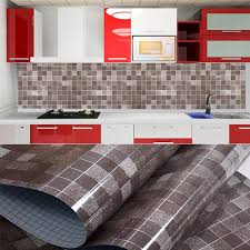 Wall tiles are a great choice of wall covering. Bathroom Wall Stickers Pvc Mosaic Wallpaper Kitchen Waterproof Tile Stickers Plastic Vinyl Self Adhesive Wall Papers Home Decor Buy At The Price Of 4 74 In Aliexpress Com Imall Com