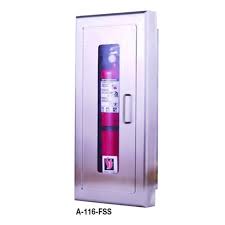 11.5(w) x 25(h) x 6(d) Elite Series Stainless Steel Fire Cabinet All Safeguard Fronts Are Of 16 Gauge Cold Rolled Steel