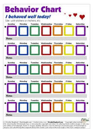 57 Best Good Behavior Chart Images Behaviour Chart