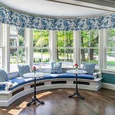 Window treatments for bow windows. Bow Window Curtains Design Ideas