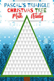 Pascal S Triangle Christmas Tree Patterns Math Activity Craft Activities For Kids Kids Learning Activities Triangles Activities