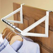 Over The Door Closet Bar Hanging Clothes Rack Hanging Clothes Hanging Clothes Racks Closet Bar