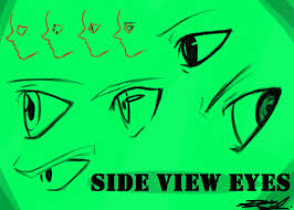 Male anime eyes are usually smaller and narrower than female anime eyes. Anime Boy Eyes Side View