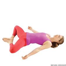 Reclining Bound Angle Pose Restorative Yoga Poses Yoga Fitness Hip Opening Yoga