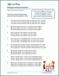 Dialogue And Quotation Marks In 2020 Punctuation Worksheets Writing Mini Lessons Teaching Punctuation