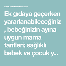 Ek Gidaya Gecerken Yararlanabileceginiz Bebeginizin Ayina Uygun Mama Tarifleri Saglikli Bebek Ve Cocuk Yemekleri Ww Mama Tarifleri Saglikli Saglikli Beslenme