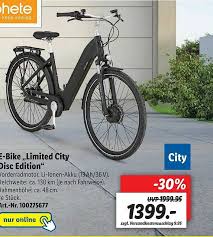 Check spelling or type a new query. Prophete E Bike Limited City Disc Edition Angebot Bei Lidl