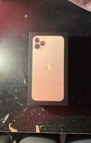 Empty Iphone 11 Pro Max Gold 64 Gb Box In 2020 Iphone 11 Iphone Good Pranks