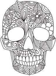 Tribal Print Coloring Pages Images Pictures Skull Coloring Pages Coloring Pages Paper Embroidery