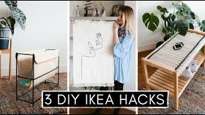 3 Diy Ikea Hacks Im Hygge Boho Look Gunstig Schnell Einfach Youtube Ikea Hacks Ikea Ikea Diy