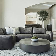 Monaco Concrete Coffee Table Concrete Coffee Table Round Coffee Table Living Room Living Room Coffee Table