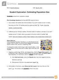 Download gizmo dna profiling answers document. Est Population Size Se Sample Size Determination Statistics