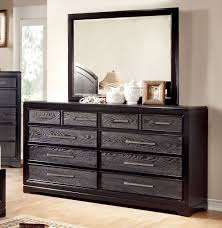 Black And Grey Dresser Set Furniture Of America Cm7680d M Bridger Contemporary Two Tone Gray Black Wood Dresser And Mirror Set Wood Dresser Furniture Furniture Of America
