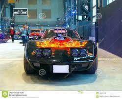 American Muscle Car On Custom Tuning Show Russia St Petersburg October 2017 Corvette Stingray Corve American Muscle Cars Best Muscle Cars Muscle Cars