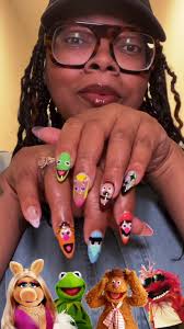 Nail Art Inspired by the Muppets