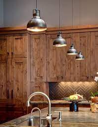 Kitchen With 600klmcrgs Mini Cargo Solid Pendants On Kable Light Available As Kitchen Lighting Design Rustic Kitchen Design Lighting Fixtures Kitchen Island