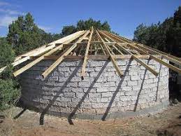 Build Your Own Yurt Using Papercrete Mother Earth News Papercrete Natural Building Yurt