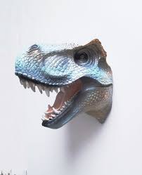 Dinosaur Animal Head Faux Taxidermy Dinosaur Sculpture Dinosaur Head Taxidermy T Rex Wall Mount Dinosaur Decor Boy S Decor Man Cave Com Imagens Quarto Infantil