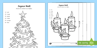 Pour occuper les enfants à des activités de noel. Coloriage Magique Joyeux Noel Teacher Made