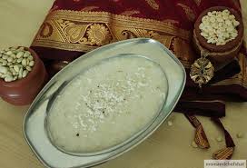 It is traditionally relished after viewing the vishukanni, early in the morning. Vishu Kanji Easyday