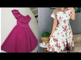 طريقة قص وخياطة فستان اوف شولدر بسهوله للاطفال ب 60 جنيه بس من متر وربع قماش youtube lehenga designs latest girls frock design frocks for girls