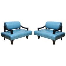 Pair Of James Mont Mid Century Modern Lounge Chairs All Original Leather 1stdibs Mid Century Modern Lounge Chairs Vintage Lounge Chair Modern Lounge Chairs