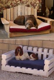 My wife found a pallet bed on pinterest and thought it would be a cheap & easy project (for me) to put together for our daughter's new bedroom. Diy Dog Bed Using Wooden Pallets Diy Dog Bed Creative Dog Bed Pallet Dog Beds